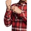 imageCQR Mens 100 Cotton Plaid Flannel Shirt Long Sleeve Shirt Jackets Casual Outdoor Jacket with PocketsRegular Fit Welcome Red