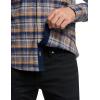 imageCQR Mens 100 Cotton Plaid Flannel Shirt Long Sleeve Shirt Jackets Casual Outdoor Jacket with PocketsSlim Fit Cliff Hanger