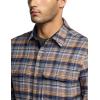 imageCQR Mens 100 Cotton Plaid Flannel Shirt Long Sleeve Shirt Jackets Casual Outdoor Jacket with PocketsSlim Fit Cliff Hanger