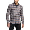 imageCQR Mens 100 Cotton Plaid Flannel Shirt Long Sleeve Shirt Jackets Casual Outdoor Jacket with PocketsSlim Fit Cliff Hanger