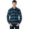 imageCQR Mens All Cotton Flannel Shirt Long Sleeve Casual Button Down Plaid Shirt Brushed Soft Outdoor Tactical Work ShirtsDeep River Plaid