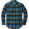 imageCQR Mens All Cotton Flannel Shirt Long Sleeve Casual Button Down Plaid Shirt Brushed Soft Outdoor Tactical Work ShirtsDeep River Plaid