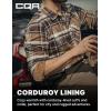 imageCQR Mens All Cotton Flannel Shirt Long Sleeve Casual Button Down Plaid Shirt Brushed Soft Outdoor Tactical Work ShirtsPlaid Aged Barrel