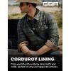 imageCQR Mens All Cotton Flannel Shirt Long Sleeve Casual Button Down Plaid Shirt Brushed Soft Outdoor Tactical Work ShirtsPlaid Amazon Grey