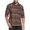 imageCQR Mens All Cotton Flannel Shirt Long Sleeve Casual Button Down Plaid Shirt Brushed Soft Outdoor Tactical Work ShirtsPlaid Dakota Grey