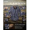 imageCQR Mens All Cotton Flannel Shirt Long Sleeve Casual Button Down Plaid Shirt Brushed Soft Outdoor Tactical Work ShirtsPlaid Prussian Blue
