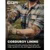 imageCQR Mens All Cotton Flannel Shirt Long Sleeve Casual Button Down Plaid Shirt Brushed Soft Outdoor Tactical Work ShirtsPlaid Seashore