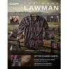 imageCQR Mens All Cotton Flannel Shirt Long Sleeve Casual Button Down Plaid Shirt Brushed Soft Outdoor Tactical Work ShirtsPlaid Woodlot