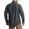 imageCQR Mens All Cotton Flannel Shirt Long Sleeve Casual Button Down Plaid Shirt Brushed Soft Outdoor Tactical Work ShirtsSolid Grey