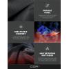 imageCQR Mens Long Sleeve Heavyweight Fleece Shirts Plaid Button Up Shirt Warm Outdoor Casual Shirt with PocketsBush Blend Fog Grey