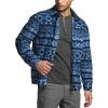 imageCQR Mens Long Sleeve Heavyweight Fleece Shirts Plaid Button Up Shirt Warm Outdoor Casual Shirt with PocketsBush Blend Uncharted Blue