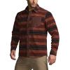 imageCQR Mens Long Sleeve Heavyweight Fleece Shirts Plaid Button Up Shirt Warm Outdoor Casual Shirt with PocketsBush Blend Wild Autumn