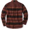 imageCQR Mens Long Sleeve Heavyweight Fleece Shirts Plaid Button Up Shirt Warm Outdoor Casual Shirt with PocketsBush Blend Wild Autumn