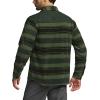 imageCQR Mens Long Sleeve Heavyweight Fleece Shirts Plaid Button Up Shirt Warm Outdoor Casual Shirt with PocketsBush Blend Wild Forest
