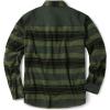 imageCQR Mens Long Sleeve Heavyweight Fleece Shirts Plaid Button Up Shirt Warm Outdoor Casual Shirt with PocketsBush Blend Wild Forest