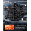 imageCQR Mens Long Sleeve Heavyweight Fleece Shirts Plaid Button Up Shirt Warm Outdoor Casual Shirt with PocketsBush Blend Wild Shadow