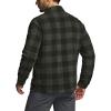 imageCQR Mens Long Sleeve Heavyweight Fleece Shirts Plaid Button Up Shirt Warm Outdoor Casual Shirt with PocketsBush Blend Woody