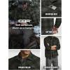imageCQR Mens Long Sleeve Heavyweight Fleece Shirts Plaid Button Up Shirt Warm Outdoor Casual Shirt with PocketsBush Blend Woody