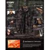 imageCQR Mens Long Sleeve Heavyweight Fleece Shirts Plaid Button Up Shirt Warm Outdoor Casual Shirt with PocketsOutland Dark Brown