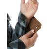 imageCQR Mens Long Sleeve Heavyweight Fleece Shirts Plaid Button Up Shirt Warm Outdoor Casual Shirt with PocketsPolar Fleece Grey