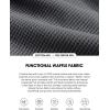 imageCQR Mens Long Sleeve Thermal Underwear Tops Midweight Waffle Shirt Winter Cold Weather Thermal Shirts1 Piece of Top Dark Grey