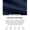 imageCQR Mens Long Sleeve Thermal Underwear Tops Midweight Waffle Shirt Winter Cold Weather Thermal Shirts1 Piece of Top Navy