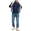 imageCQR Mens Long Sleeve Thermal Underwear Tops Midweight Waffle Shirt Winter Cold Weather Thermal Shirts1 Piece of Top Navy