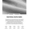 imageCQR Mens Long Sleeve Thermal Underwear Tops Midweight Waffle Shirt Winter Cold Weather Thermal Shirts1 Piece of Top Olive
