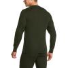 imageCQR Mens Long Sleeve Thermal Underwear Tops Midweight Waffle Shirt Winter Cold Weather Thermal Shirts1 Piece of Top Olive