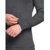 imageCQR Mens Long Sleeve Thermal Underwear Tops Midweight Waffle Shirt Winter Cold Weather Thermal Shirts2 Packs of Tops Black Dark Grey