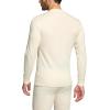imageCQR Mens Long Sleeve Thermal Underwear Tops Midweight Waffle Shirt Winter Cold Weather Thermal Shirts2 Packs of Tops Black Natural