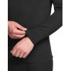 imageCQR Mens Long Sleeve Thermal Underwear Tops Midweight Waffle Shirt Winter Cold Weather Thermal Shirts2 Packs of Tops Black Navy