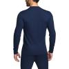 imageCQR Mens Long Sleeve Thermal Underwear Tops Midweight Waffle Shirt Winter Cold Weather Thermal Shirts2 Packs of Tops Black Navy