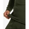 imageCQR Mens Long Sleeve Thermal Underwear Tops Midweight Waffle Shirt Winter Cold Weather Thermal Shirts2 Packs of Tops Black Olive