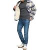 imageCQR Mens Long Sleeve Thermal Underwear Tops Midweight Waffle Shirt Winter Cold Weather Thermal ShirtsMock Neck Top Dark Grey
