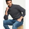 imageCQR Mens Long Sleeve Thermal Underwear Tops Midweight Waffle Shirt Winter Cold Weather Thermal ShirtsMock Neck Top Dark Grey