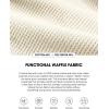 imageCQR Mens Long Sleeve Thermal Underwear Tops Midweight Waffle Shirt Winter Cold Weather Thermal ShirtsMock Neck Top Natural