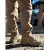imageCQR Mens Military Tactical Boots Lightweight 6 Inches Hiking Combat Boot Durable Breathable Outdoor Work Motorcycle FootwearFathom 6  Suede Tan
