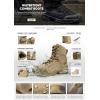 imageCQR Mens Military Tactical Boots Lightweight 6 Inches Hiking Combat Boot Durable Breathable Outdoor Work Motorcycle FootwearFathom 6  Suede Tan