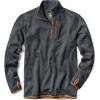 imageCQR Mens Quarter Zip Utility Fleece Pullover Outdoor Casual Thermal Sweater Chest Zipper Pocket Mock Neck Long SleeveApex Charcoal