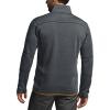 imageCQR Mens Quarter Zip Utility Fleece Pullover Outdoor Casual Thermal Sweater Chest Zipper Pocket Mock Neck Long SleeveApex Charcoal