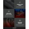 imageCQR Mens Quarter Zip Utility Fleece Pullover Outdoor Casual Thermal Sweater Chest Zipper Pocket Mock Neck Long SleeveApex Heather Coal Black