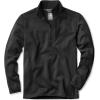 imageCQR Mens Quarter Zip Utility Fleece Pullover Outdoor Casual Thermal Sweater Chest Zipper Pocket Mock Neck Long SleeveApex Heather Coal Black