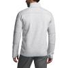 imageCQR Mens Quarter Zip Utility Fleece Pullover Outdoor Casual Thermal Sweater Chest Zipper Pocket Mock Neck Long SleeveApex Light Grey