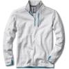 imageCQR Mens Quarter Zip Utility Fleece Pullover Outdoor Casual Thermal Sweater Chest Zipper Pocket Mock Neck Long SleeveApex Light Grey