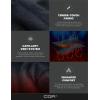 imageCQR Mens Quarter Zip Utility Fleece Pullover Outdoor Casual Thermal Sweater Chest Zipper Pocket Mock Neck Long SleeveApex Navy