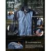 imageCQR Mens Quarter Zip Utility Fleece Pullover Outdoor Casual Thermal Sweater Chest Zipper Pocket Mock Neck Long SleeveApex Ocean Navy