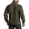 imageCQR Mens Quarter Zip Utility Fleece Pullover Outdoor Casual Thermal Sweater Chest Zipper Pocket Mock Neck Long SleeveFortress Army Green