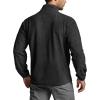 imageCQR Mens Quarter Zip Utility Fleece Pullover Outdoor Casual Thermal Sweater Chest Zipper Pocket Mock Neck Long SleeveFortress Black