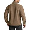 imageCQR Mens Quarter Zip Utility Fleece Pullover Outdoor Casual Thermal Sweater Chest Zipper Pocket Mock Neck Long SleeveFortress Coyote